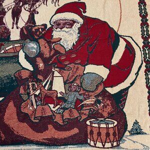 Vintage Sears & Roebuck Christmas tapestry wall hanging